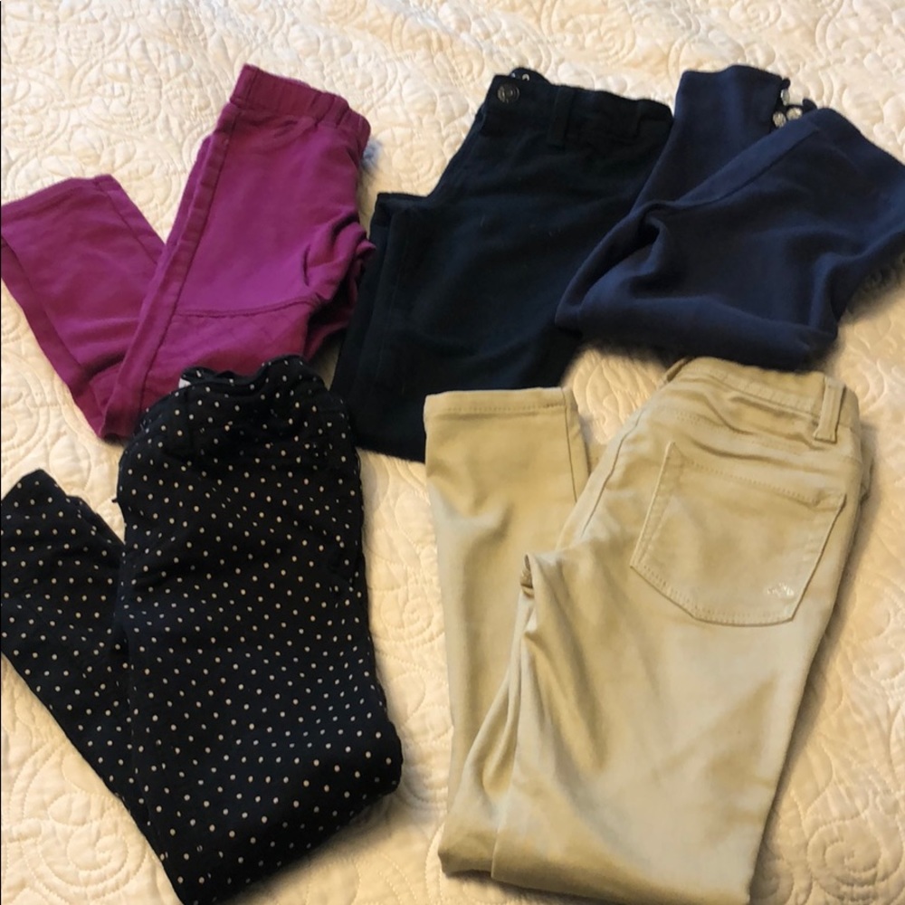 Lot of 5 pairs of pants size 5/6